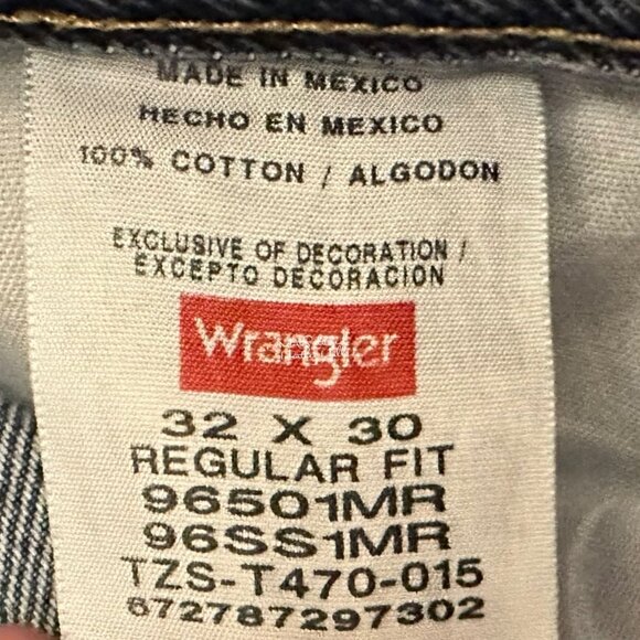 Vintage Wrangler Regular Fit Double Stone Wash Straight Leg Jeans Size 32/30 - Picture 5 of 6